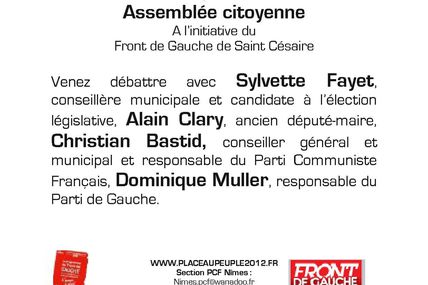 Saint Césaire : assemblée citoyenne mercredi 15 février