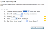 Quia - What are the cats doing?