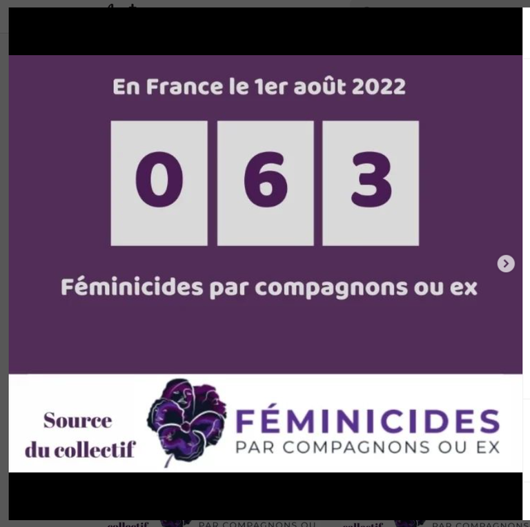 85 EME  FEMINICIDES DEPUIS LE DEBUT  DE L ANNEE 2022 