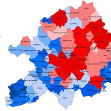 Abstention : carte brute