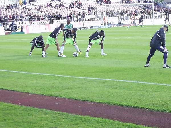 Match Boulogne-sur-mer contre St Etienne, décisif pour le maintien en ligue 1, le 05 mai 2010