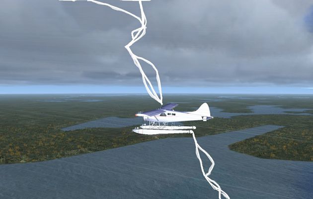 Le foudroiement existe sur FSX ? par Yquet...