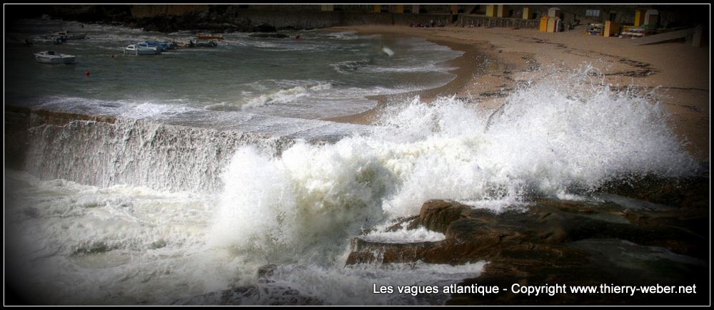 Les vagues atlantique - Panoramiques - Côte Sauvage Le Croisic - Batz-sur-Mer - Photos Copyright Thierry Weber