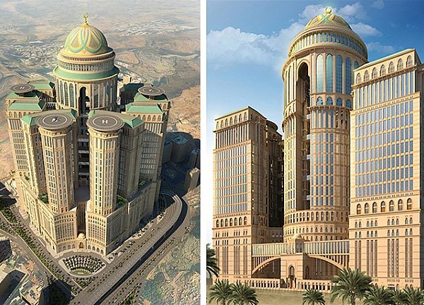 Abraj Kudai (Mecca) :Projet, en construction, d'un complexe hotelier de 10000 chambres et de 70 restaurants