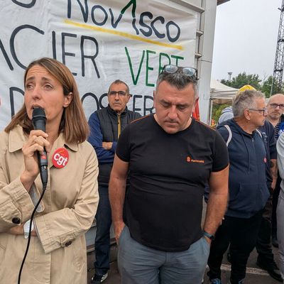 Mouvement "Bloquons tout" : La leader de la CGT Sophie Binet soutient les salariés de Novasco à Hagondange