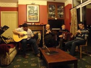Ein netter Abend und die Einführung in die alte irische Volksmusik...