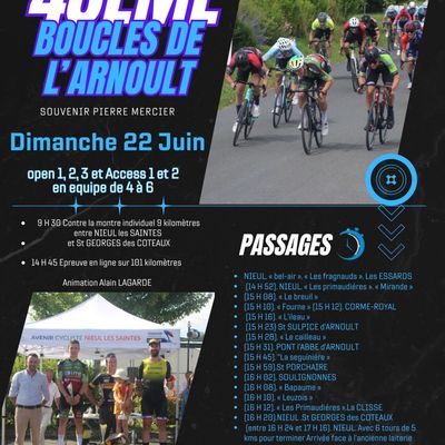 PROCHAINE  EPREUVE  de  l'AVENIR  CYCLISTE