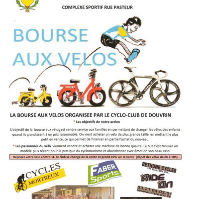 Affiche de la bourse aux vélos le samedi 22 juin 2013