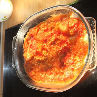 Filet de poisson sauce tomate