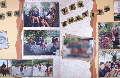 Camp scout en Ardèche en 2000