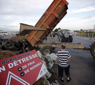 Après les grecs, les agriculteurs sont coupables...