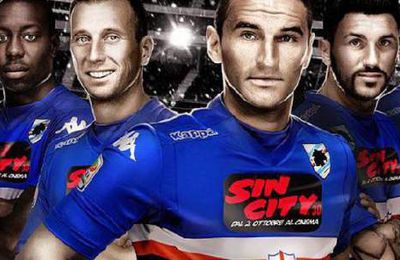 Serie A - Sin City, sponsor de la Sampdoria