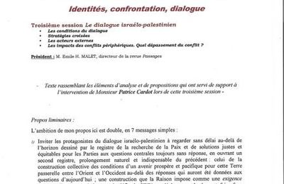 Des Orients du Levant aux Occidents du Couchant ... Rêvons !