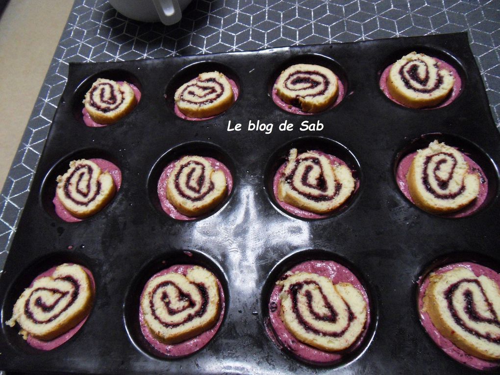 Gâteau ou individuel  &quot;Douceur acidulée citron/myrtilles&quot; 