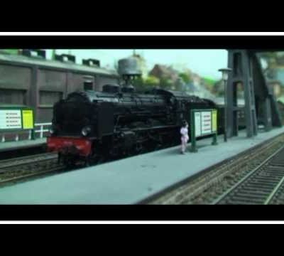 Train miniature HO Chalindrais ligne 2 (2ème réseau d'André Gay) vidéo 41