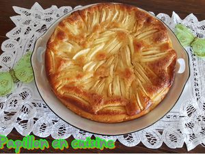 Recette: Gâteau aux pommes et au chocolat blanc