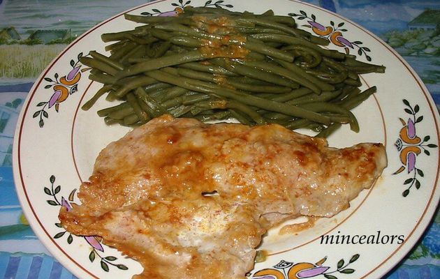 Recette escalope de veau regime