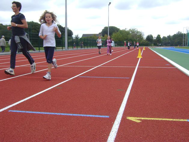 Les premiers pas sur la piste