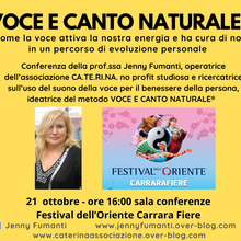 Prossima conferenza al Festival dell'Oriente a Carrara Fiere 