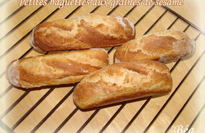 Baguettes aux graines de sésame