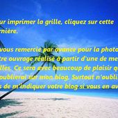 Grille gratuite point de croix : Petites affaires pour la plage - Le blog de Isabelle