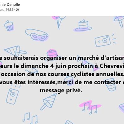 dimanche 4 juin, marché d'artisans créateurs