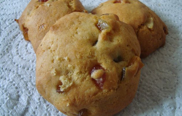 Cookies aux fruits confits