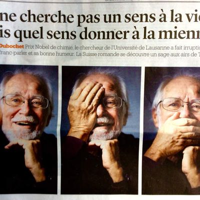 Jacques Dubochet , Prix Nobel de chimie ...OUI, mais...