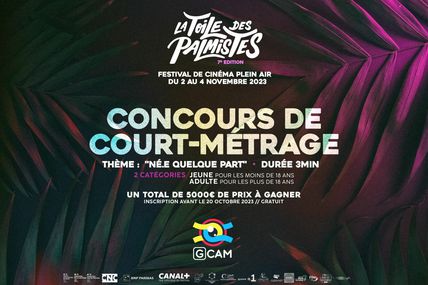 Concours de courts métrages pour l'édition 2023 de « La Toile des Palmistes » : Les inscriptions sont ouvertes !