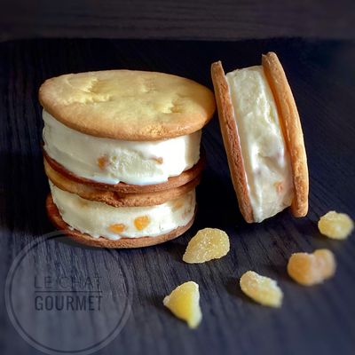 Sandwichs à la crème glacée au gingembre