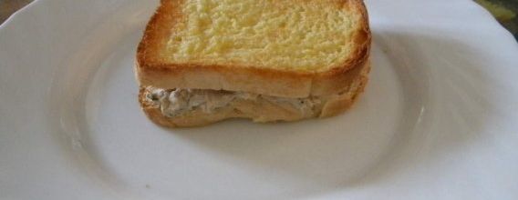 Croque-monsieur thon, ricotta et tomates