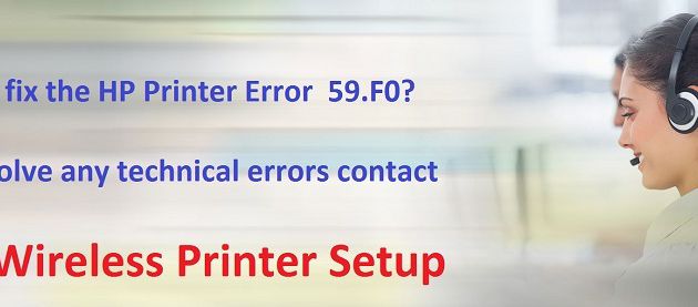 How to fix the HP Printer Error 59.F0?