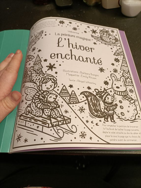 ❤️ Notre article sur le livre d'activité la peinture magique Mon Hiver Enchanté des éditions usborne ❤️ 