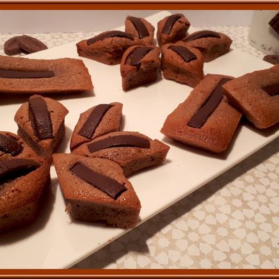 Financiers au chocolat