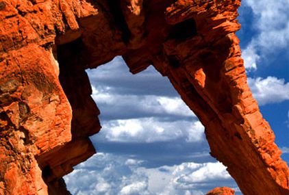 Elephant Rock, la vallée du Feu, vallée de l'éléphant, Nevada, USA