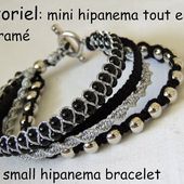 mini hipanema tout en macramé DIY small hipanema bracelet