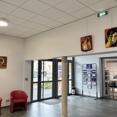 Exposition à la salle Joséphine Baker de Donchery, septembre 2025