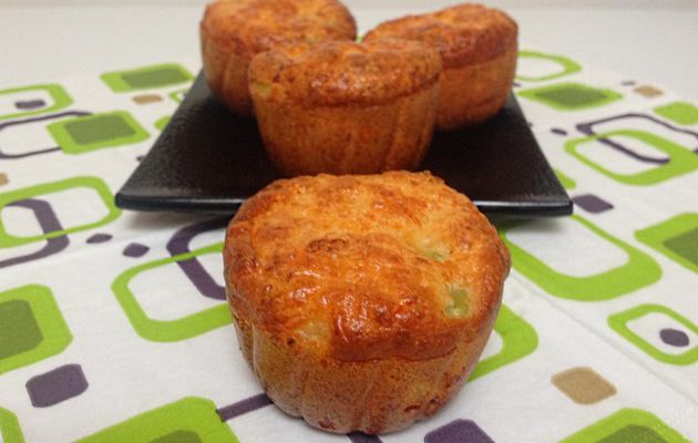 Minis cakes façon flammekueche