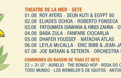 Au tour du festival Fiest'A Sète de dévoiler sa programmation ! 