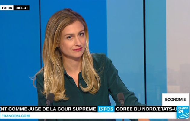 📸9 CLAIRE BONNICHON @Claire_BO pour l'ECONOMIE dans PARIS DIRECT ce matin @France24 @France24_fr