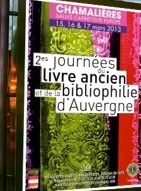 Salon du livre ancien de CHAMALIERES, c'est reparti !