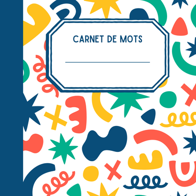 Couvertures/pages de garde carnet de vocabulaire/ cahier des mots