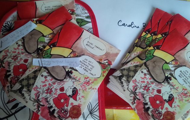 Les pochettes surprises parties au courrier...