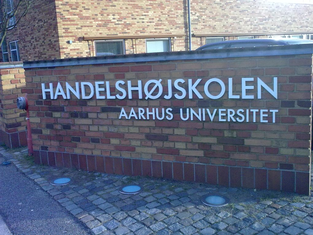Handelshøjskolen ou Aarhus School of Business ; l'école où je suis mes cours !