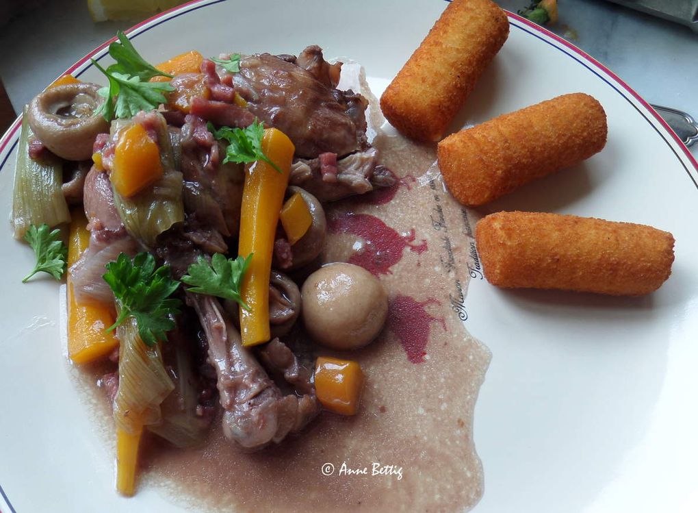 Coq au vin au Cookéo