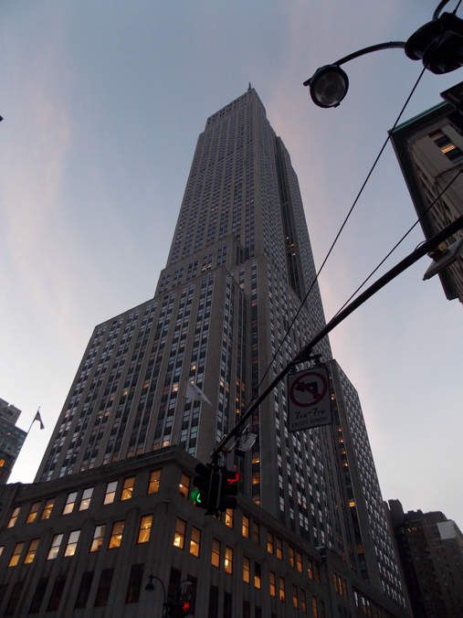 Empire State building, NYC by night.