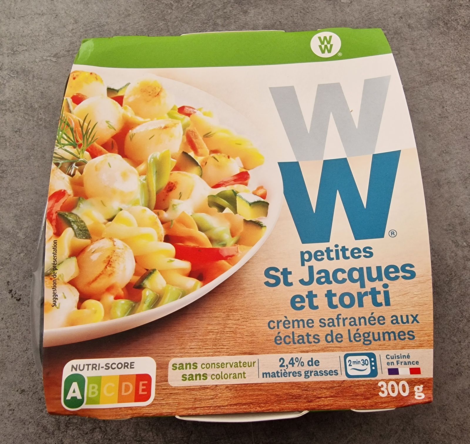 WEIGHT WATCHERS Tagliatelles aux Saint-Jacques et fruits de mers 1 portion  380g pas cher 