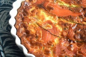 Quiche aux 2 saumons 