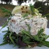 Rillettes de sardines sur un lit de roquette