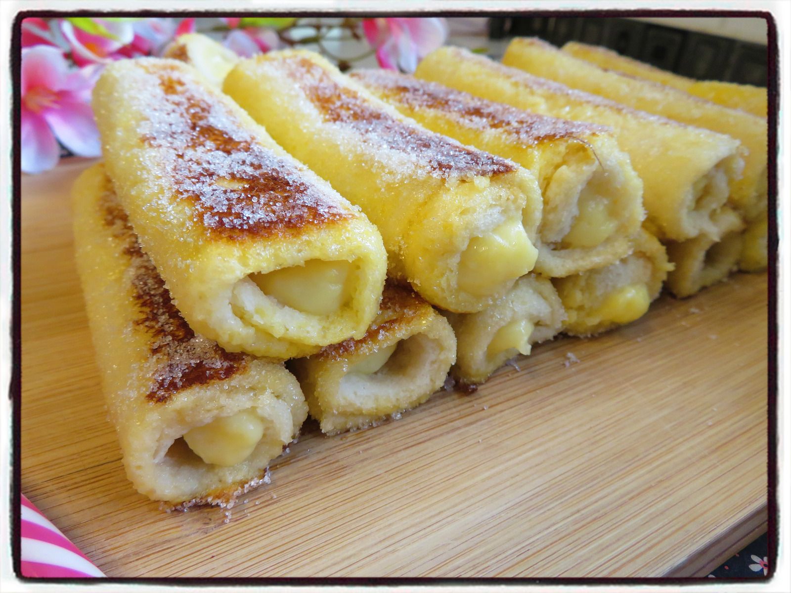 Pain Perdu Roule A La Creme Patissiere Recettes Faciles Les Gateaux De Steph